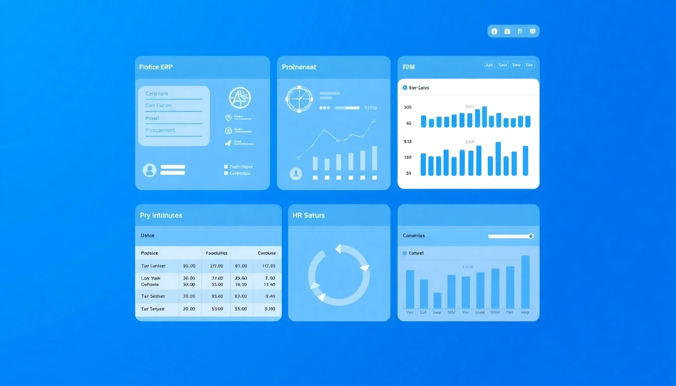 Enterprise Software Interface Mockup
