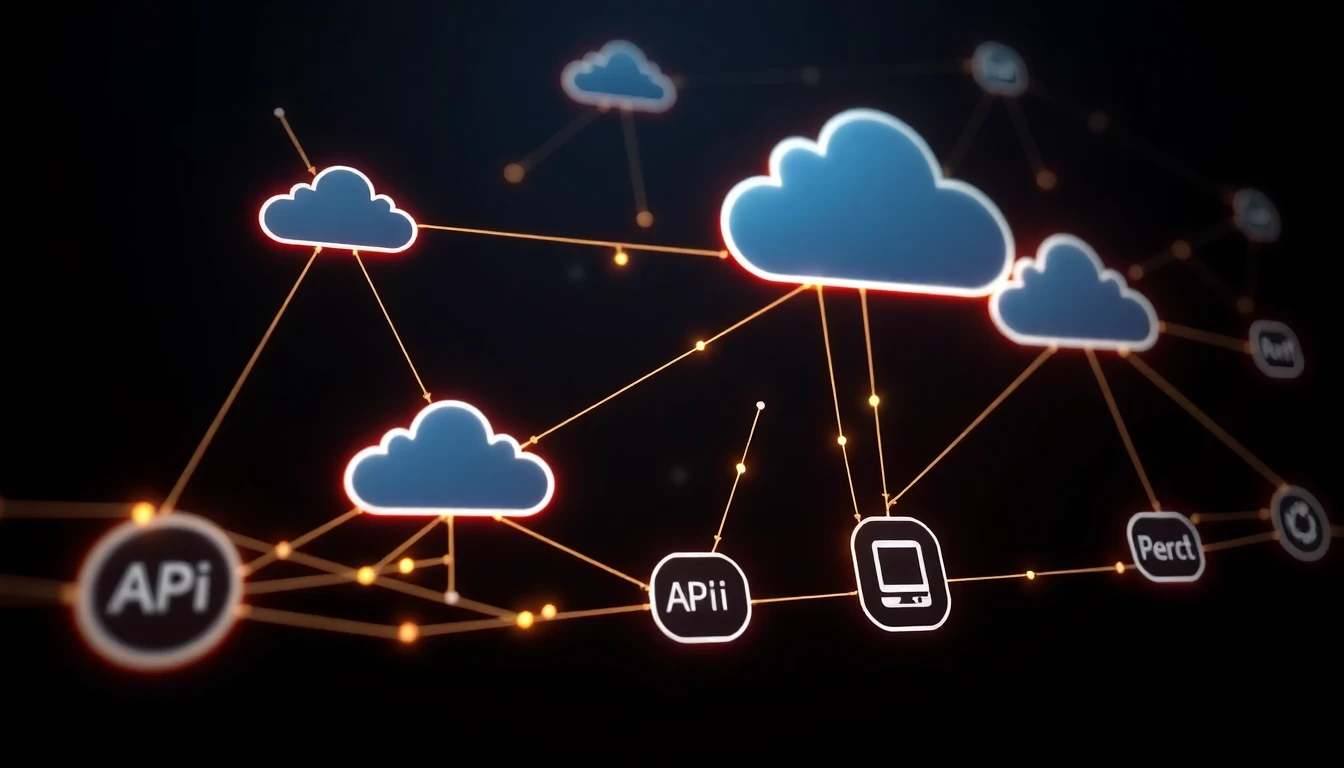 System Integration Visualization with connected services